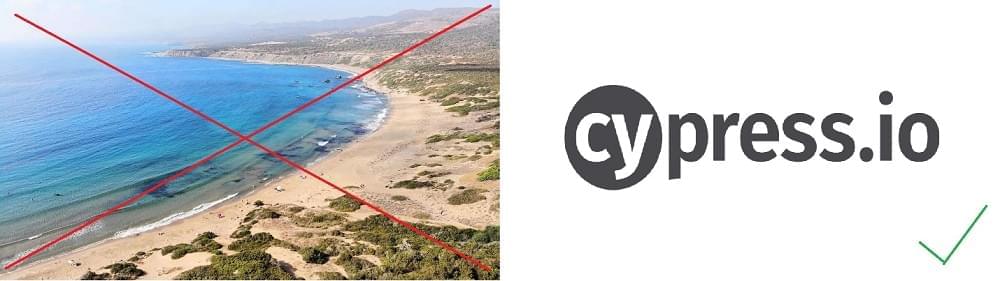 Cypress not Cyprus