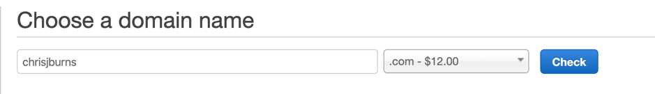 Route 53 registering of a new domain