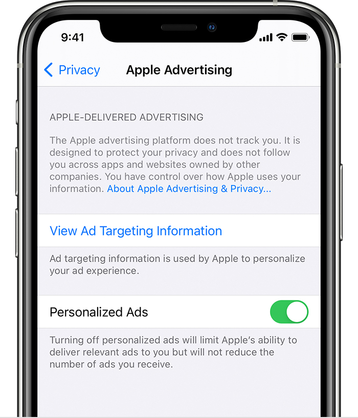 iPhone Ad Targeting