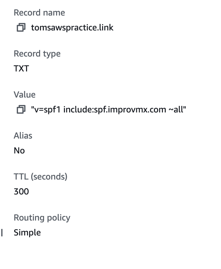 Simple type routing